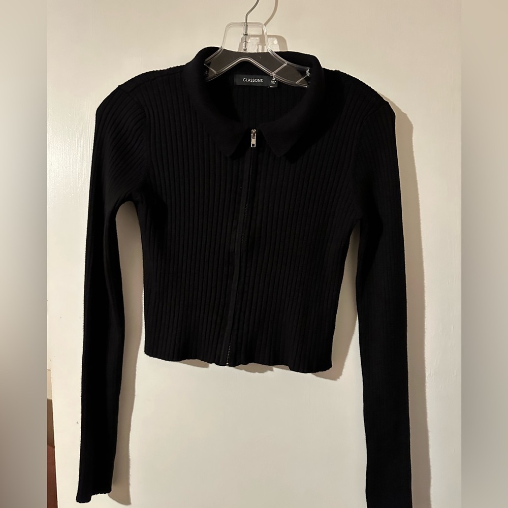 Zipper sweater/cardigan